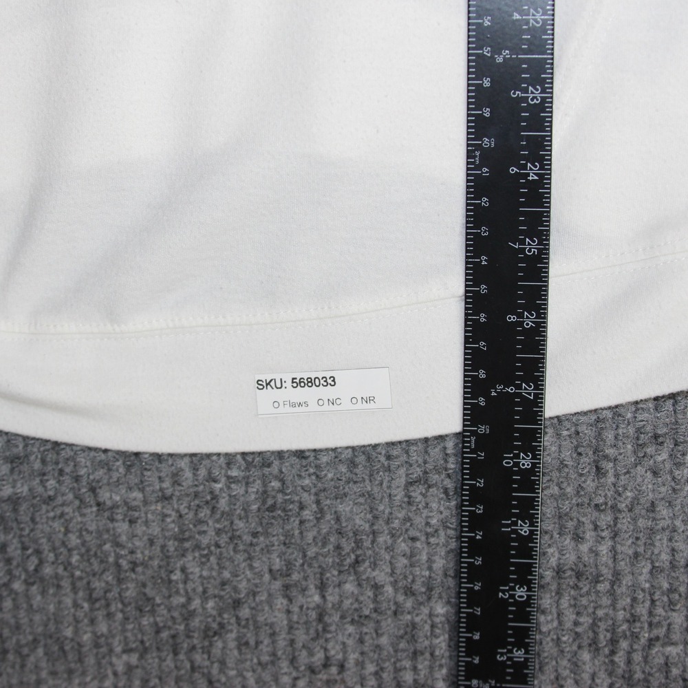 Juicy Couture Womens Small White Long Sleeve Cut Out Neck Pullover Top - Picture 7 of 7